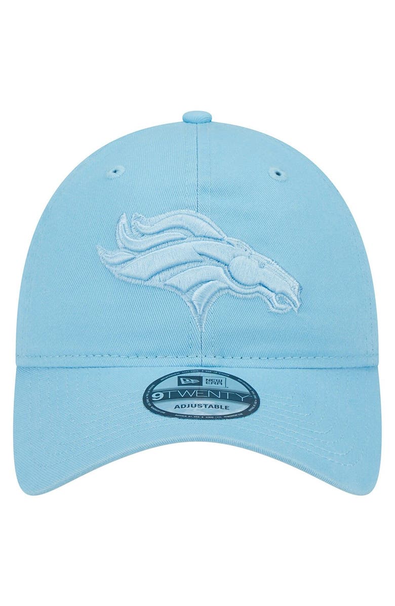 New Era Men's New Era  Light Blue Denver Broncos Core Classic 2.0 Brights 9TWENTY Adjustable Hat, Alternate, color, 