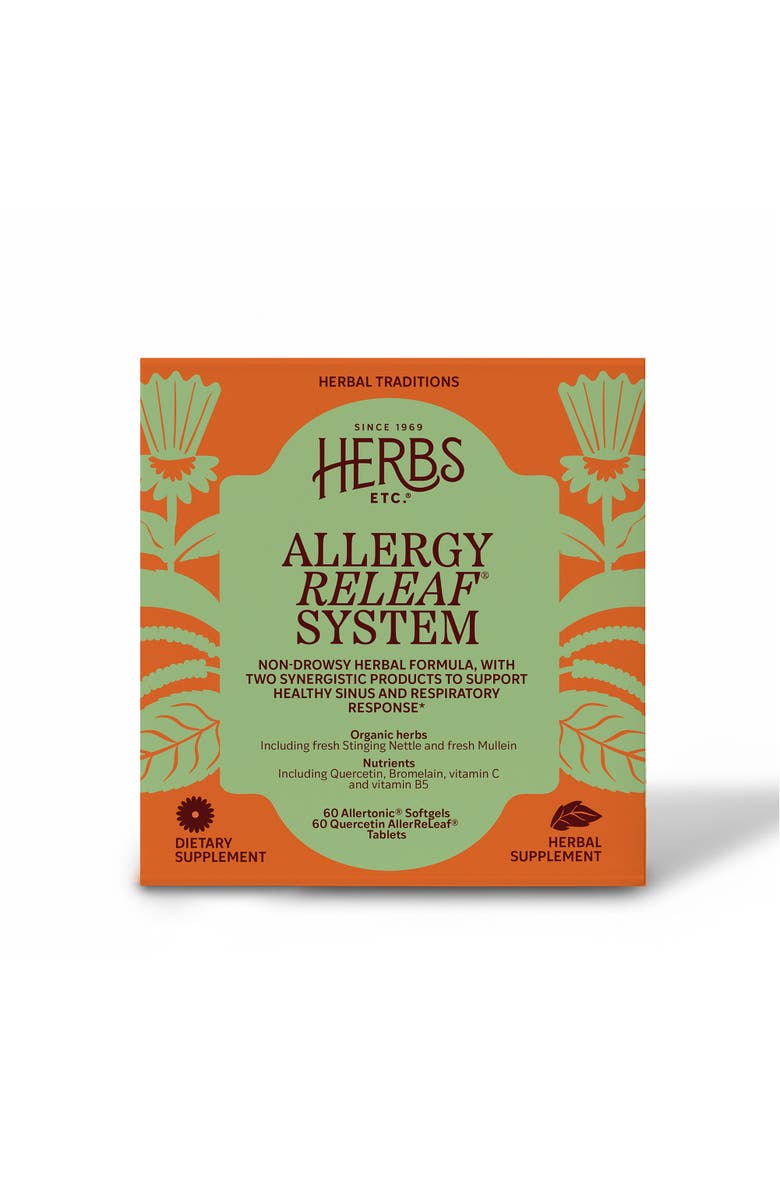 Trace Minerals Allergy ReLeaf System - Seasonal Discomfort Supplement - Provides Seasonal Support for Sneezing & Itchy Eyes - Supports Sinus Function - 60 Softgels (60 Servings), 60 Tablets, Main, color,