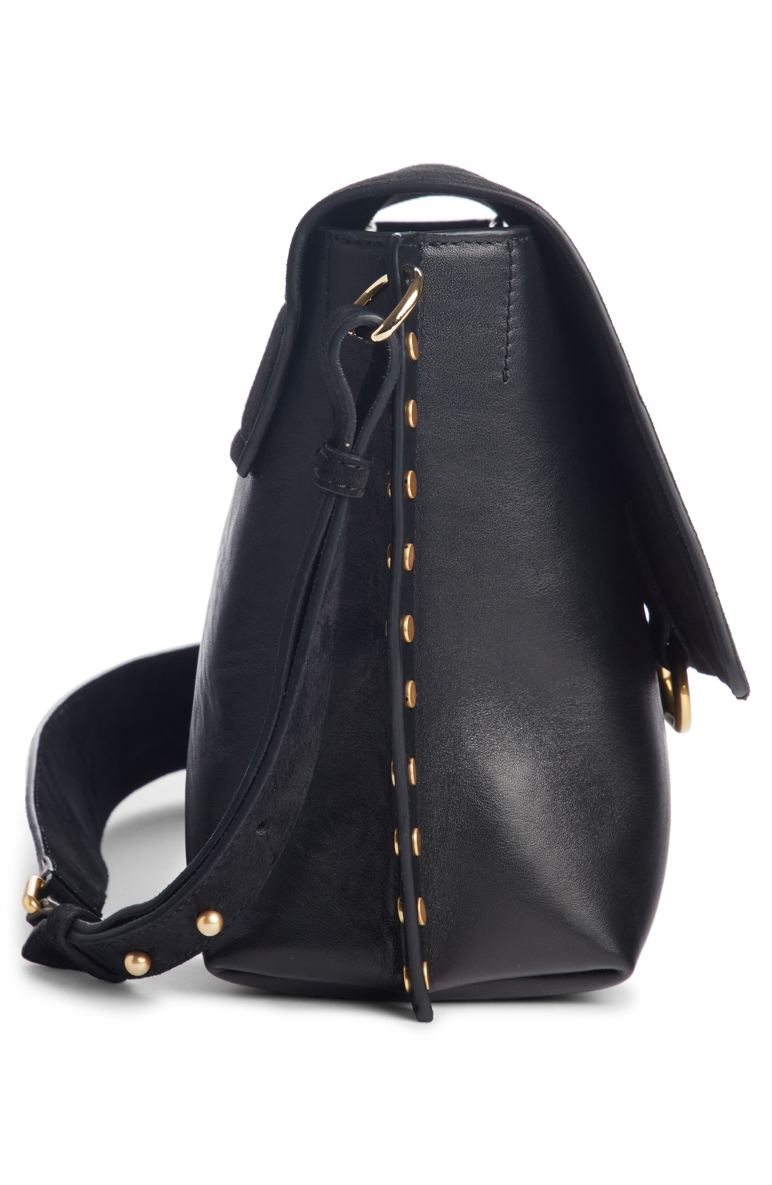 Isabel Marant Asli Leather Crossbody Bag, Alternate, color, 
