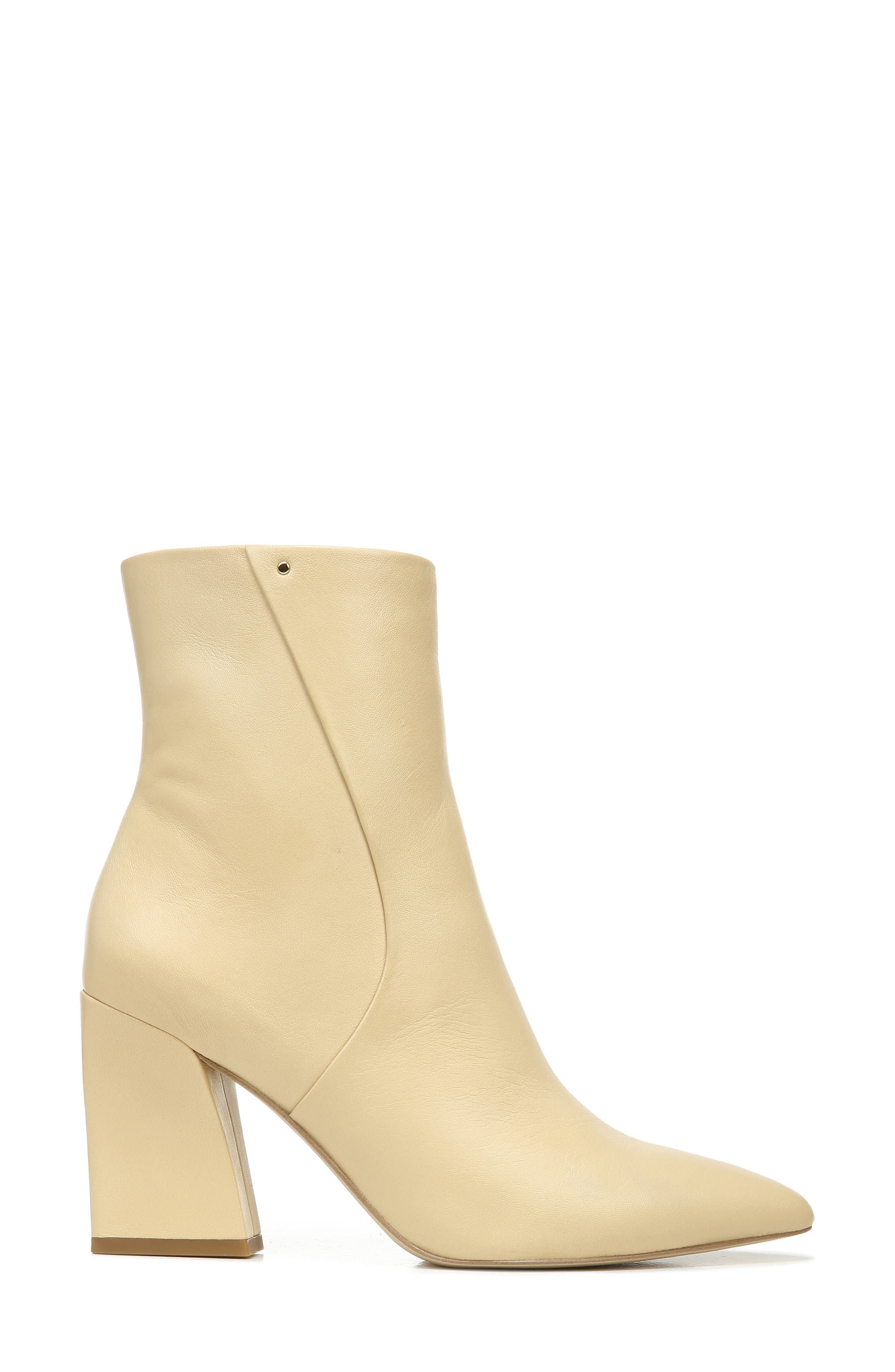 Vesi Leather Bootie, Alternate, color, BEIGE