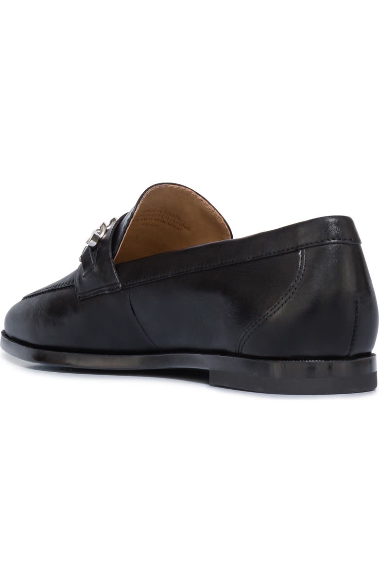 Bernardo Footwear Zephyr Chain Loafer, Alternate, color, Black Antique Calf