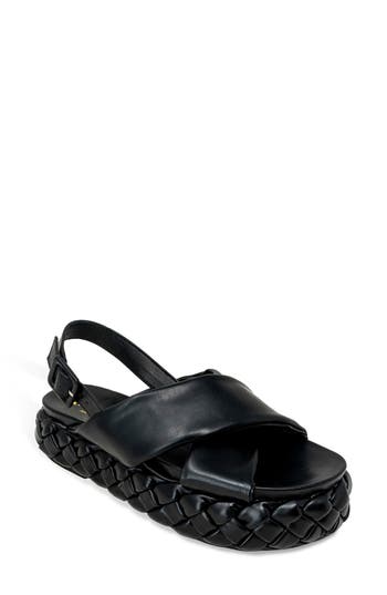 Chase & Chloe Chase And Chloe Slingback Platform Sandal