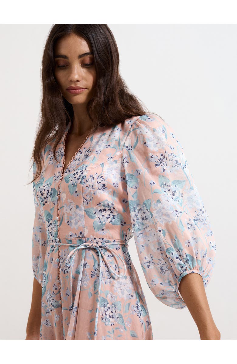 Phase Eight Alison Floral Dress, Alternate, color, Pale Pink