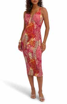 Siena Printed Jersey Body-Con Dress