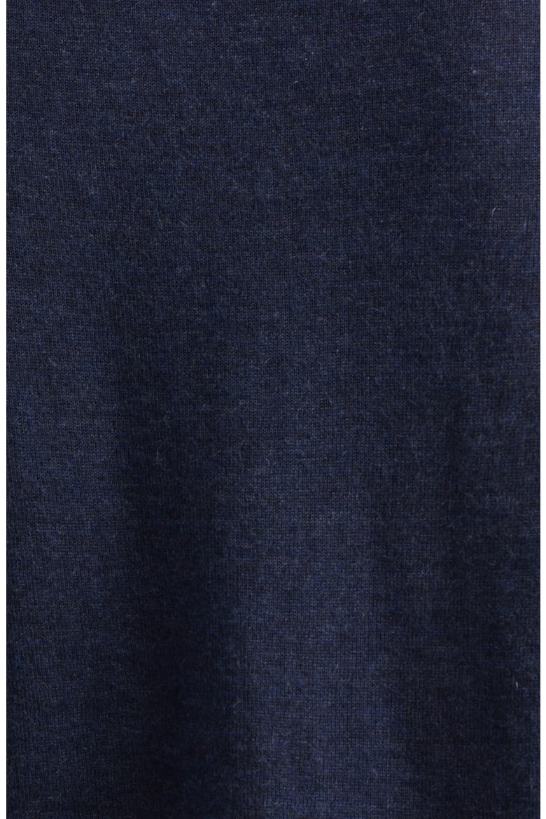 Honor Short Sleeve Cashmere Crewneck Sweater, Alternate, color, BARRA NAVY