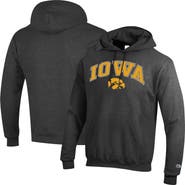 Champion Men's Champion Charcoal Iowa Hawkeyes Arch Over Logo Pullover Hoodie