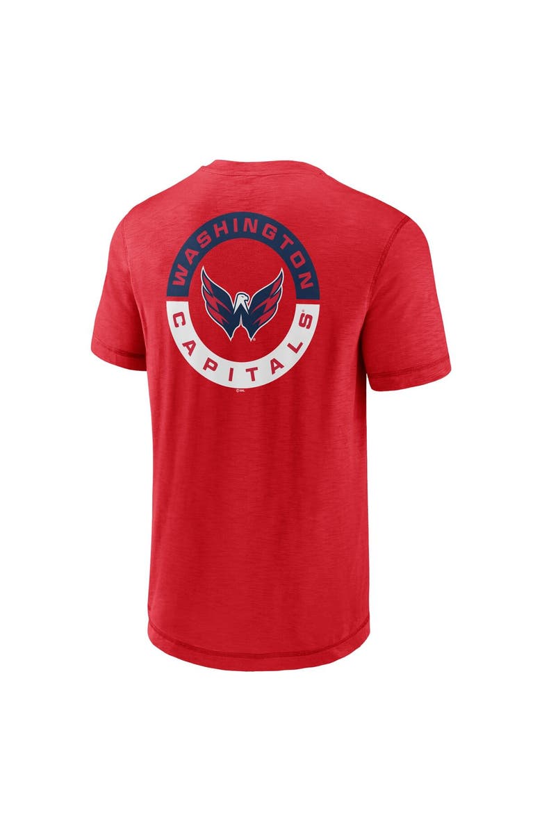 FANATICS Men's Fanatics Branded Red Washington Capitals High Stick T-Shirt, Alternate, color, Red