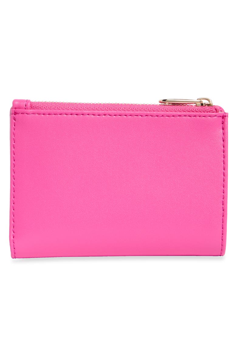 Bifold Zip Wallet, Alternate, color, POWER PINK