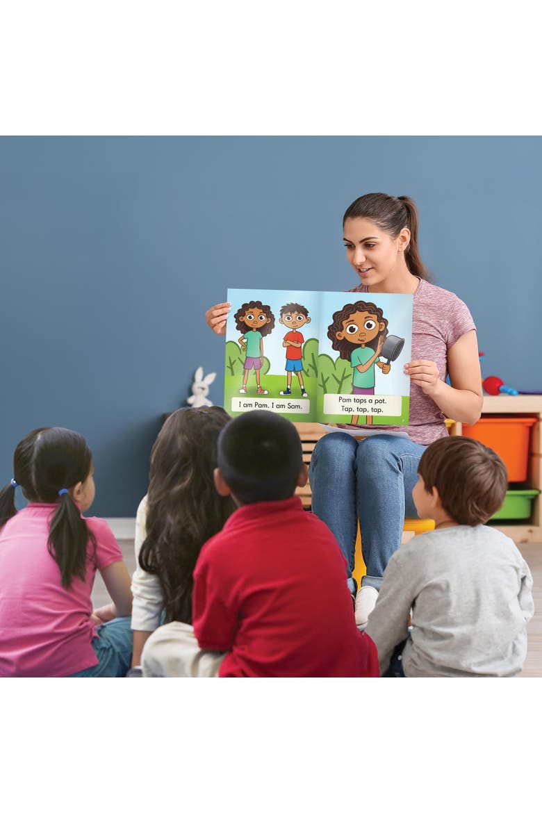 Decodable Big Books Fiction - 6 XL Books Phase 2-4, Alternate, color, Multicolored
