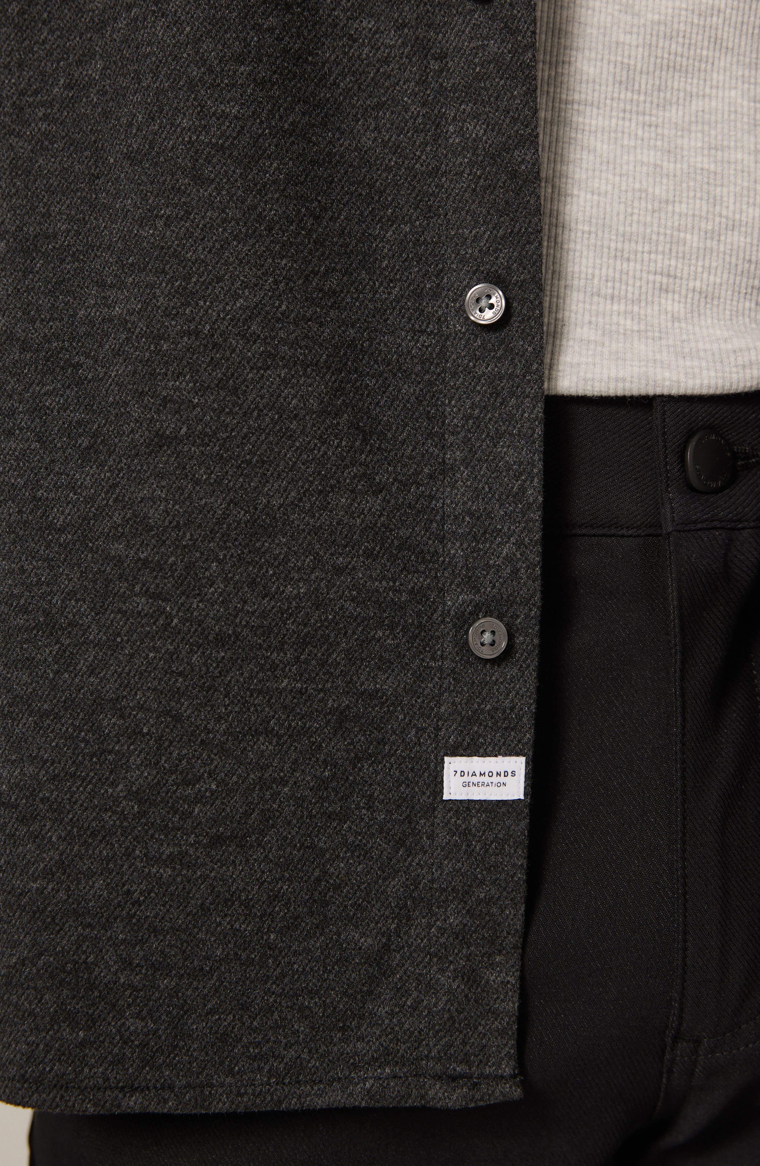 Generation Heather Knit Button-Up Shirt - image 2