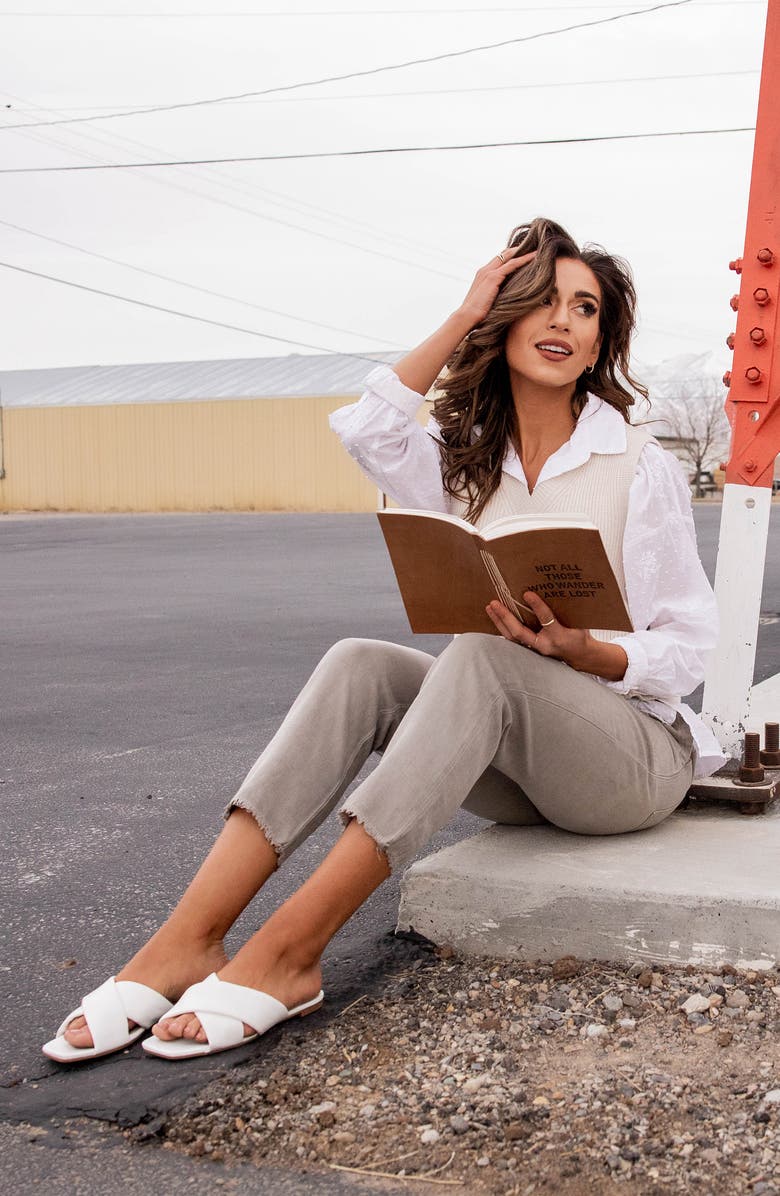 Journee Collection Carlotta Slide Sandal, Alternate, color, Black