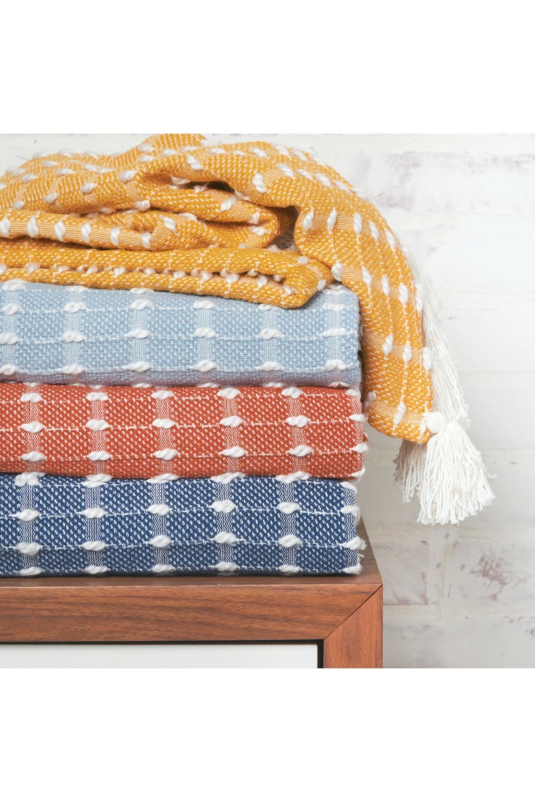 50" x 60" Riley Woven Throw, Alternate, color, Yellow