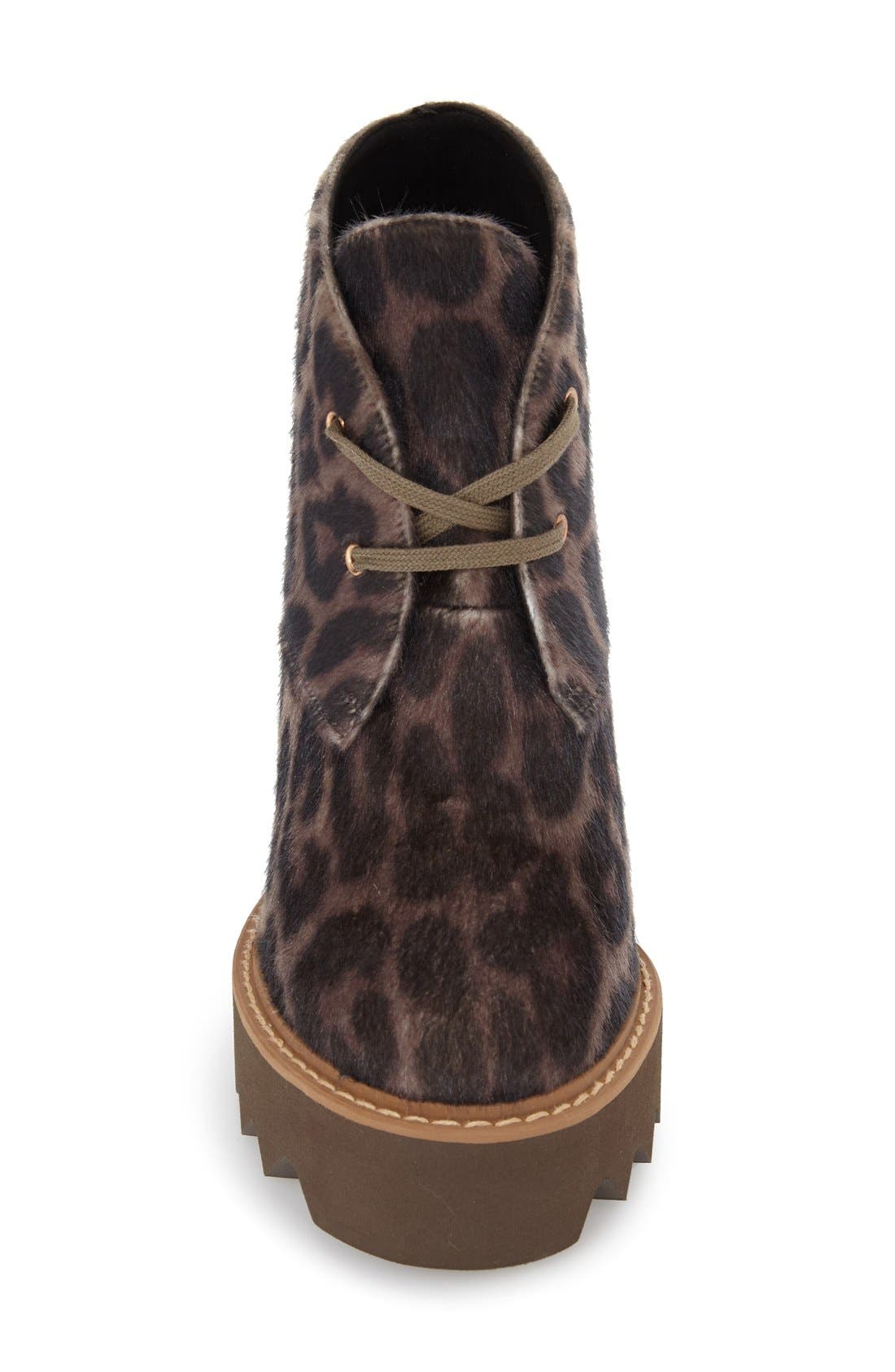 Stella McCartney Lace-Up Platform Bootie, Alternate, color, 