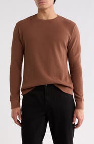 Vince Crewneck Cotton Thermal Sweater