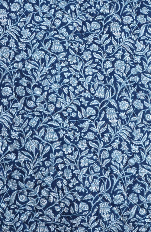 Laura Ashley Elaina 3-piece King Quilt & Sham Set In Dark Blue