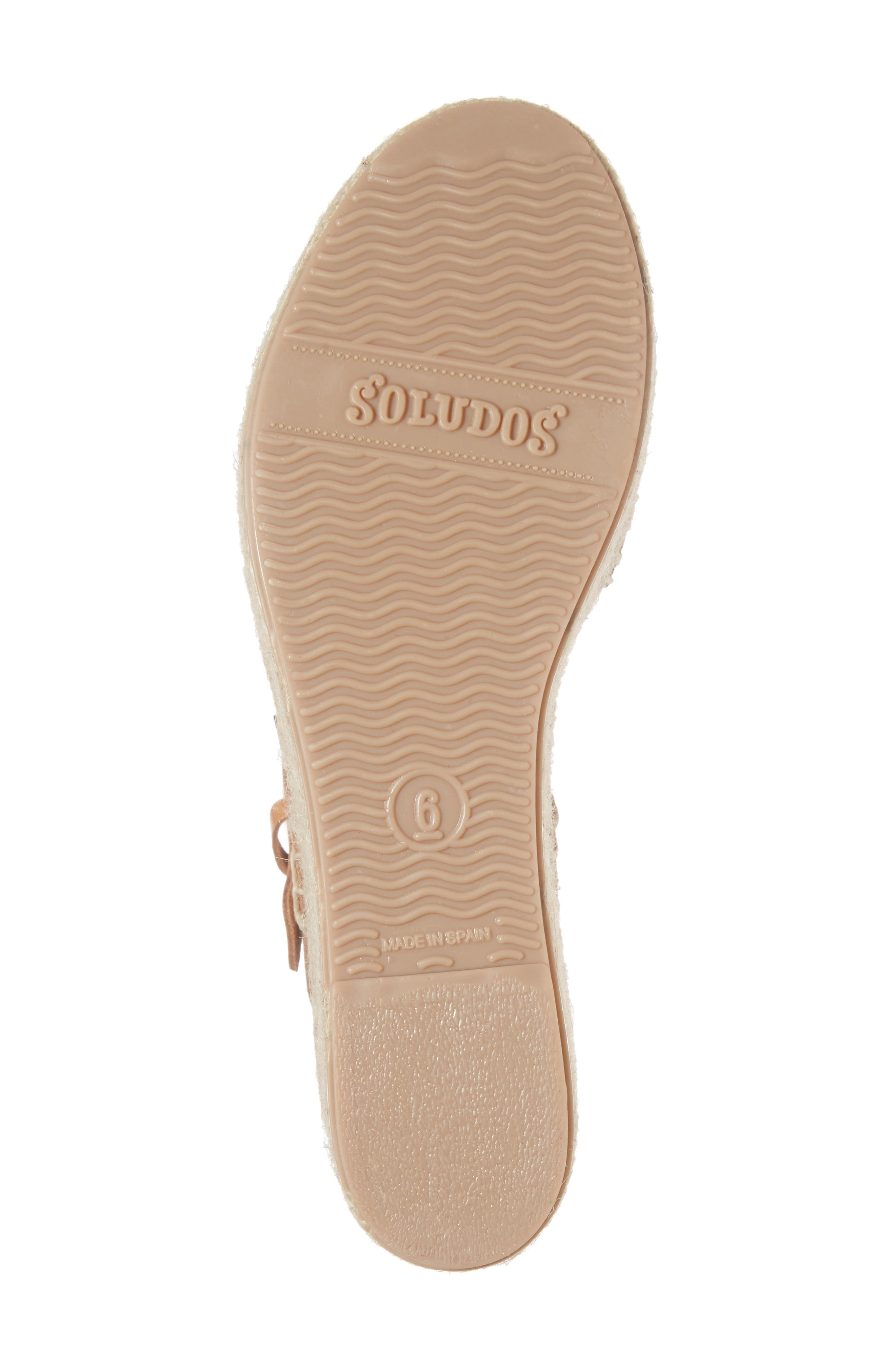Platform Wedge Sandal, Alternate, color, NUDE LEATHER