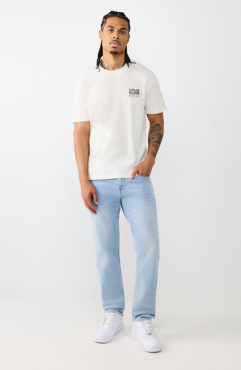 True Religion Geno Big T Flap Pocket Slim Fit Jeans, Alternate, color, 