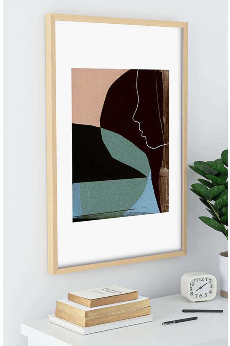 Evening Art Print, Alternate, color, BROWN