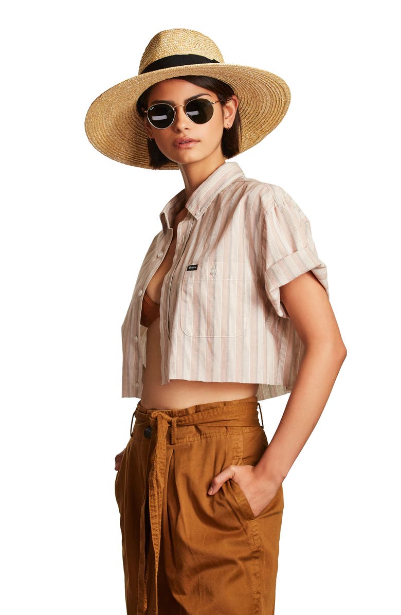 Brixton Joanna Straw Hat, Alternate, color, 