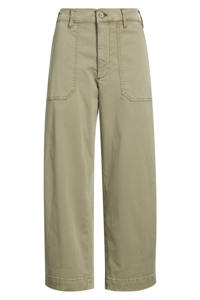 The Ranger Crop Wide Leg Utility Pants, Alternate, color, THYME