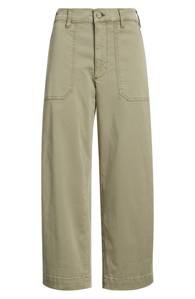 FRAME The Ranger Crop Wide Leg Utility Pants, Alternate, color, Thyme