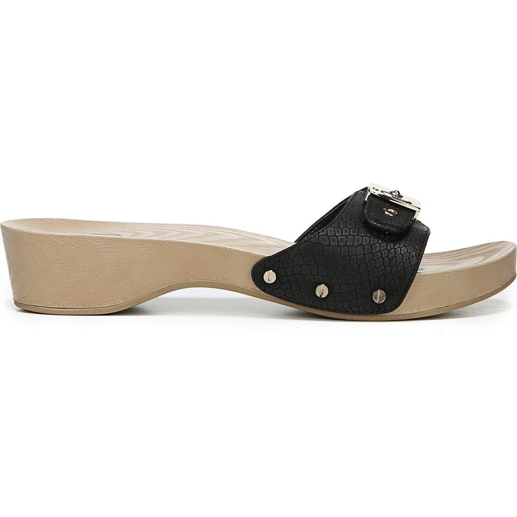 DR. SCHOLL'S DR. SCHOLL'S CLASSIC SNAKE EMBOSSED SANDAL