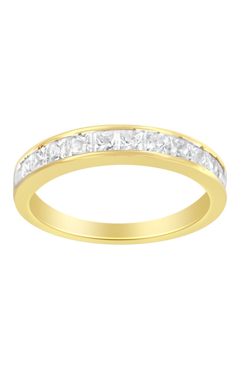 Haus of Brilliance Women's 18K Yellow Gold 1 cttw Princess Cut Diamond Band Ring, Alternate, color, Yellow