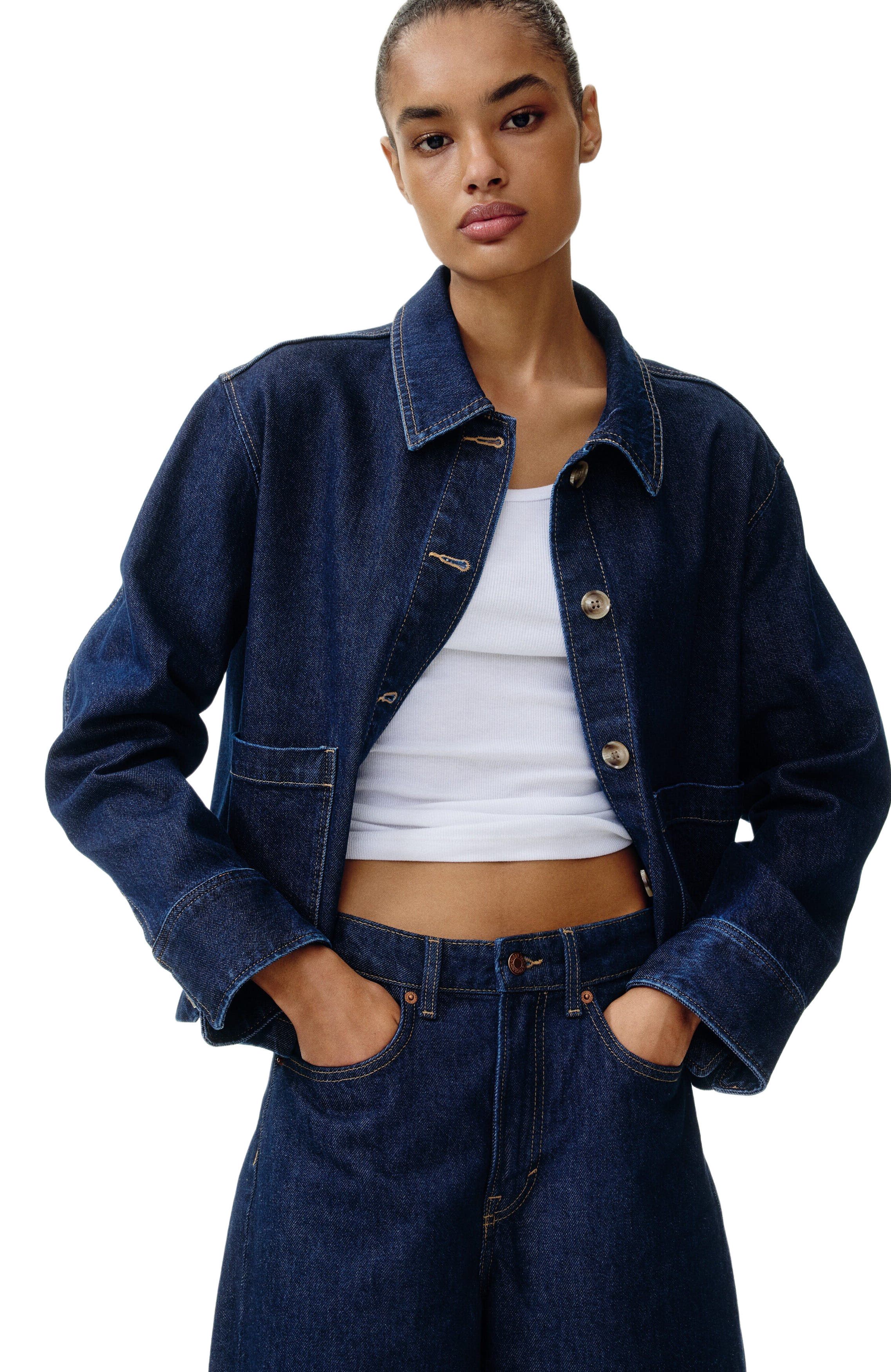 Dark denim blue