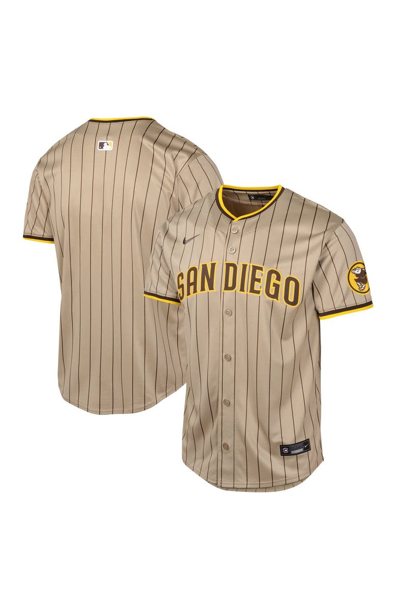 Nike Youth Nike Tan San Diego Padres Alternate Limited Jersey, Main, color,