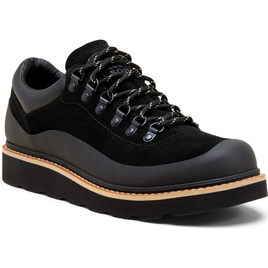 Sorel Slabtown 62 Explorer Waterproof Hiking Shoe In Black