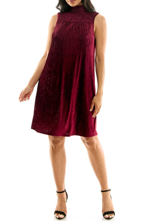 Smocked Crinkled Dress