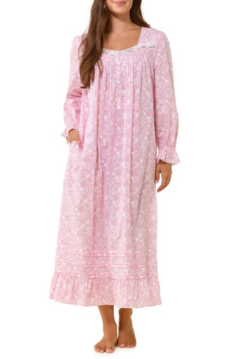 Lace Trim Ballet Nightgown