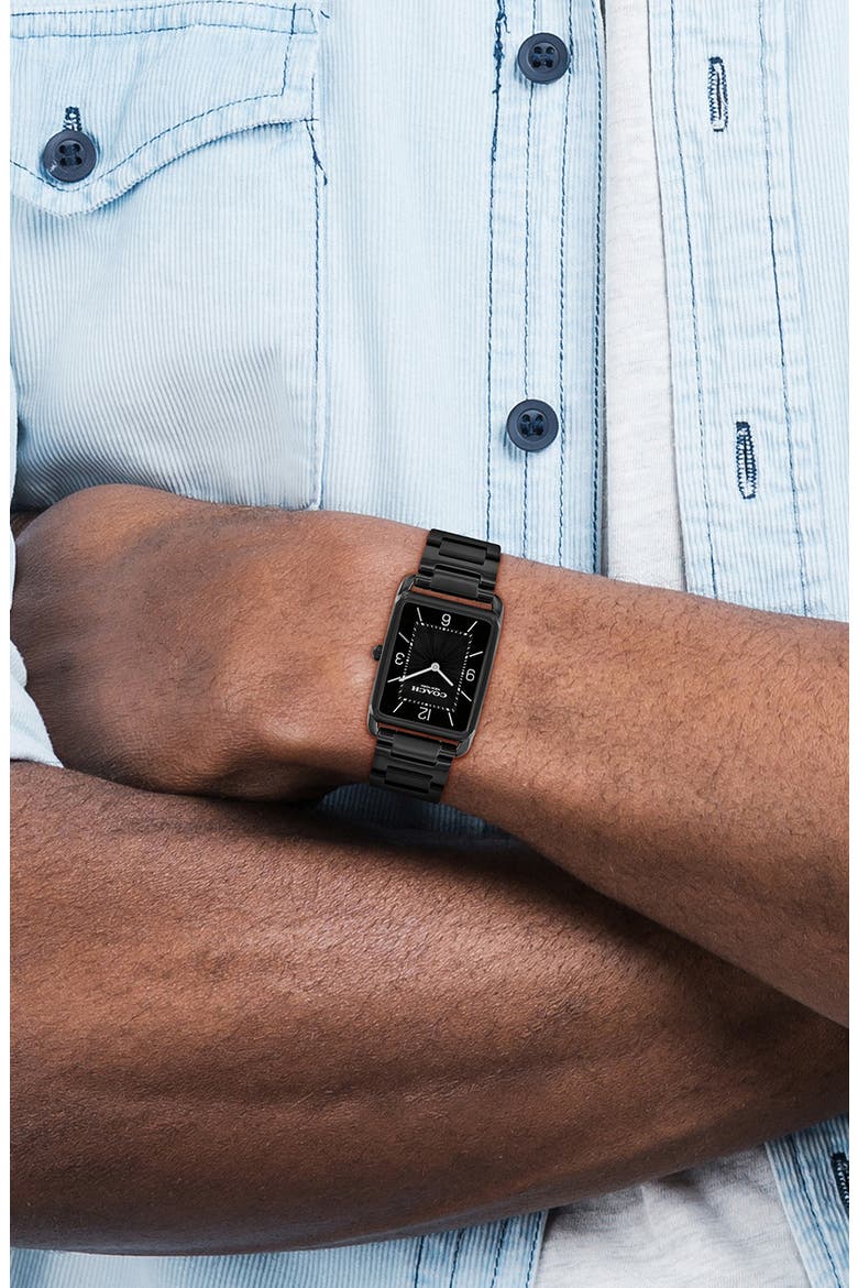 Elliot Bracelet Watch, 26mm, Alternate, color, BLACK