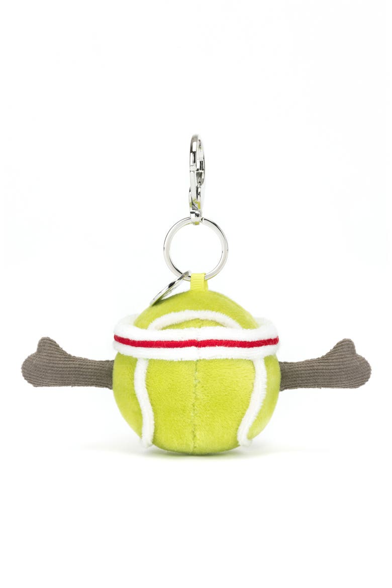 Amuseables Sports Tennis Bag Charm, Alternate, color, GREEN