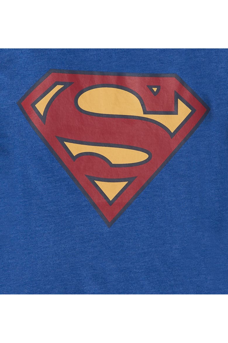 Justice League T-Shirt, Alternate, color, Superman Heather Blue