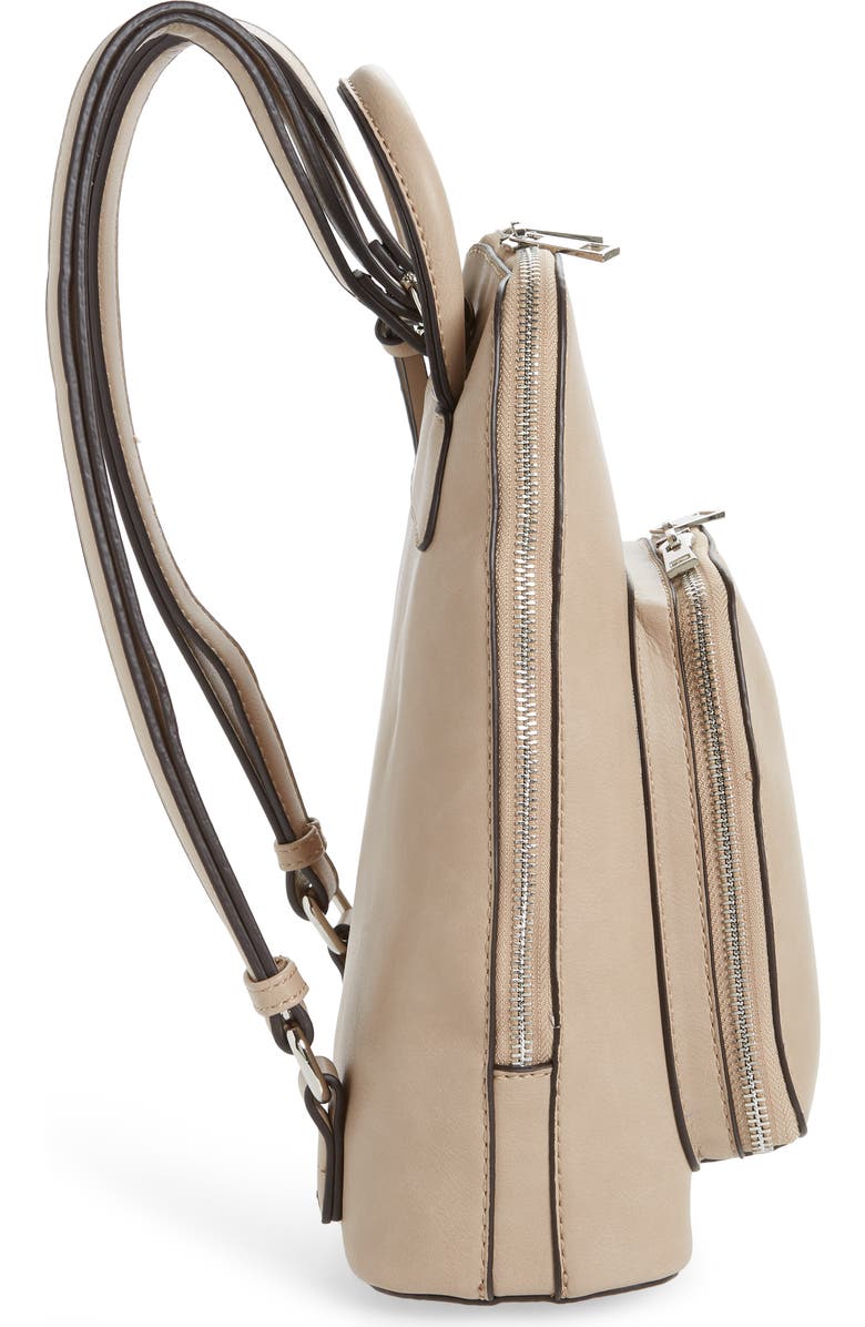 Sole Society Aushan Faux Leather Backpack, Alternate, color,