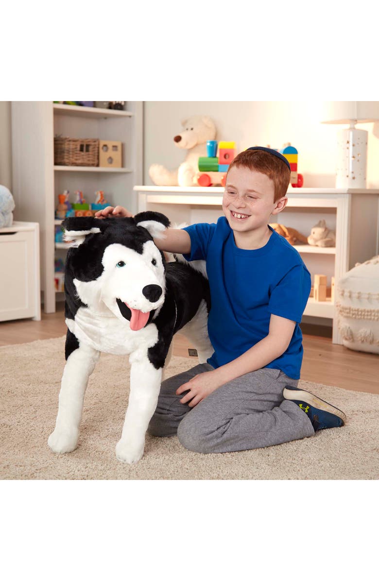 Melissa & Doug Oversize Plush Husky Dog, Alternate, color,