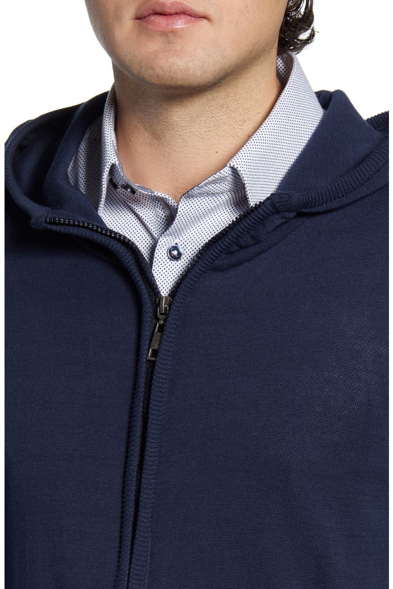 Zip Hoodie, Alternate, color, NAVY