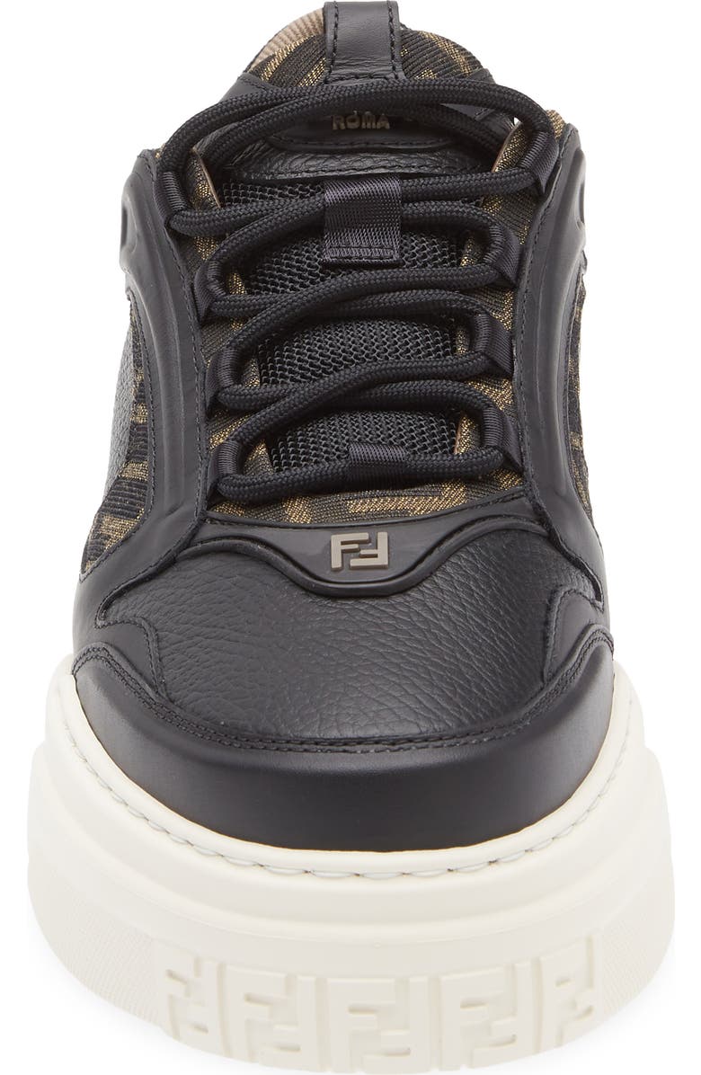 Fendi Force Sneaker, Alternate, color, F08m4-Nero Nero Nero