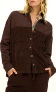 Threads 4 Thought Peggy Mixed Media Shirt Jacket