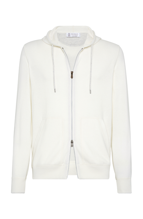 Brunello Cucinelli Sweatshirt-style Cardigan In Panama