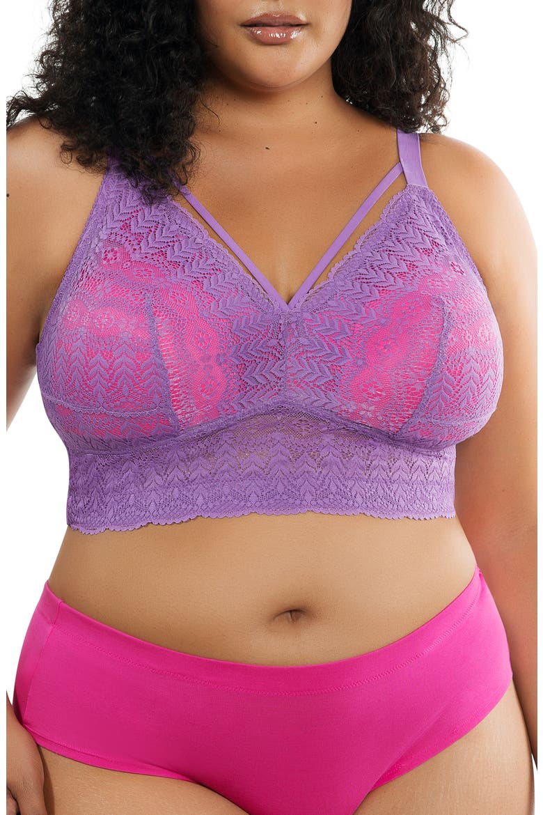 Mia Lace Bralette, Main, color, LIGHT ORCHID