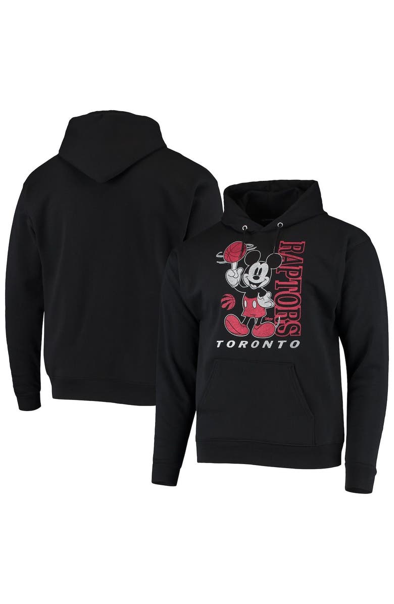 Junk Food Men's Junk Food Black Toronto Raptors Mickey Baller Pullover Hoodie, Main, color, 