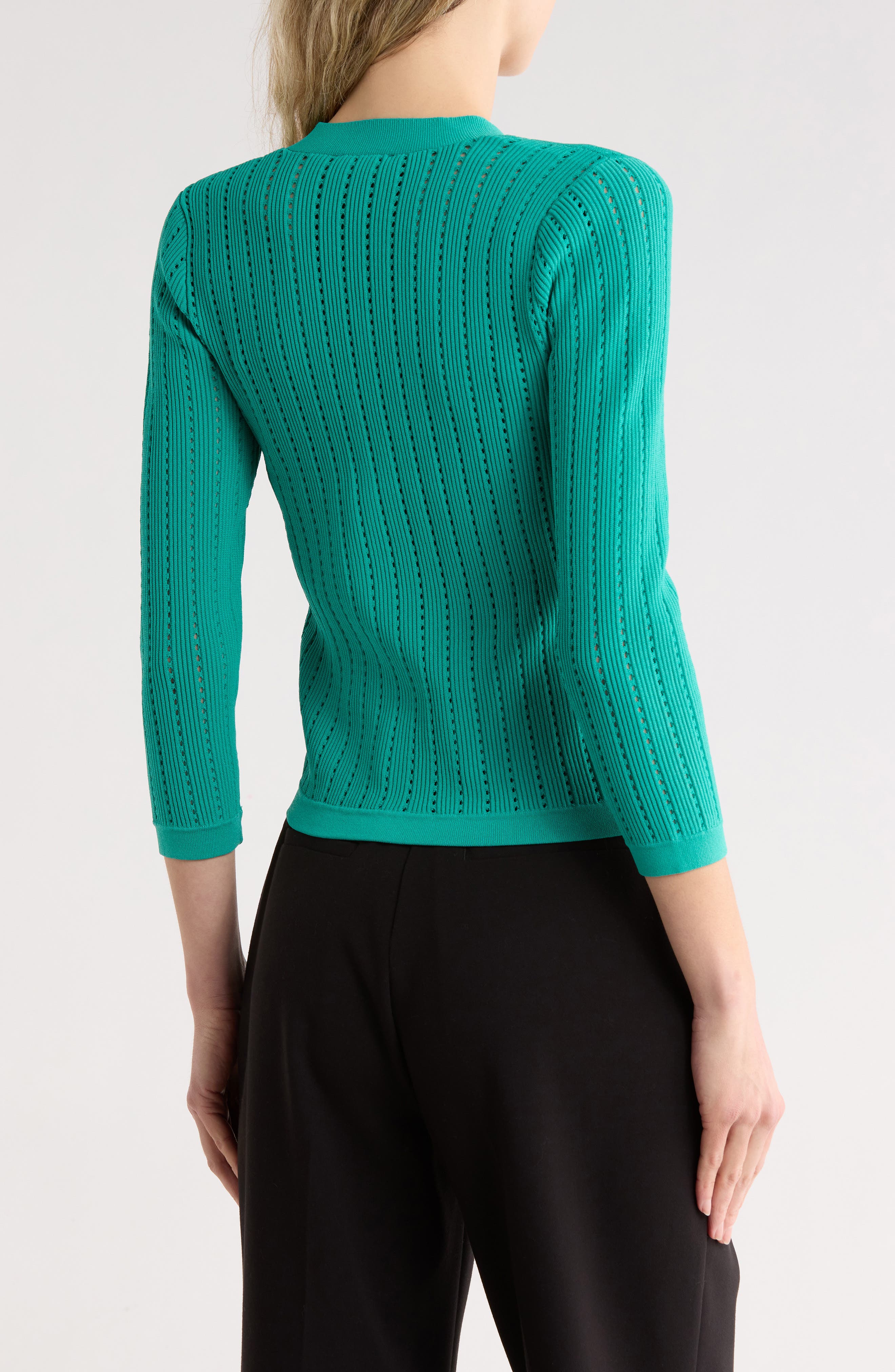 Irvin Pointelle Cardigan - image 2