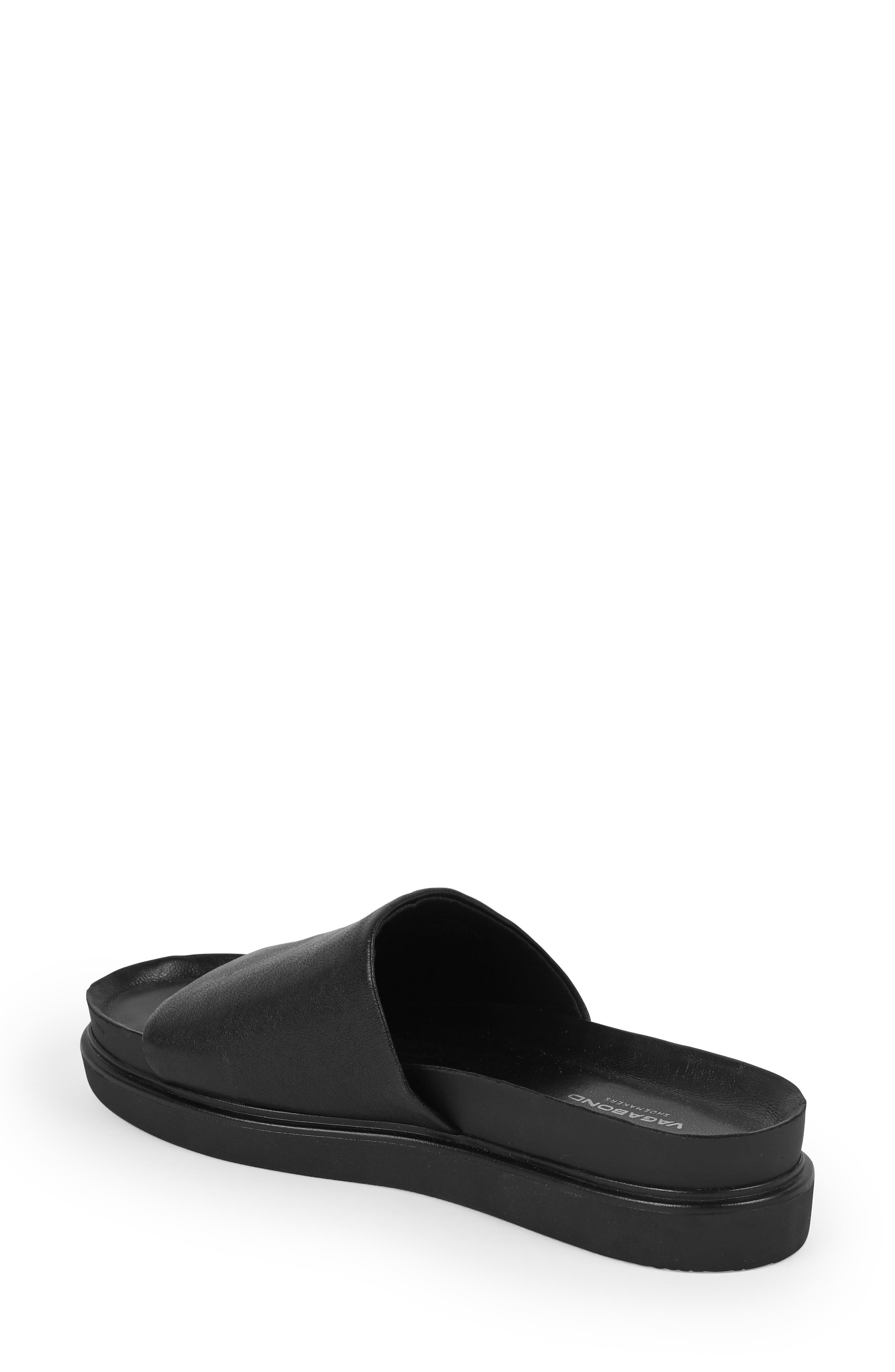Erin Slide Sandal, Alternate, color, BLACK