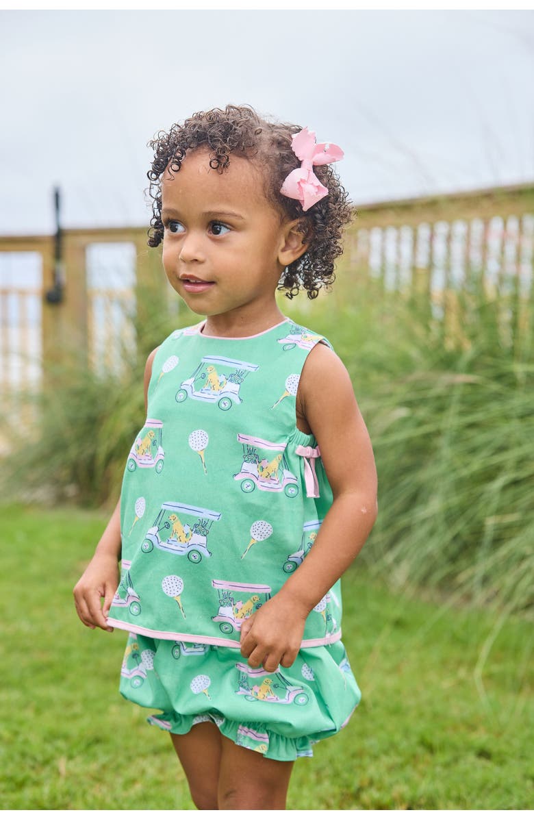 Little English Kids' Printed Lily Bloomer Set, Alternate, color, Paws On Par