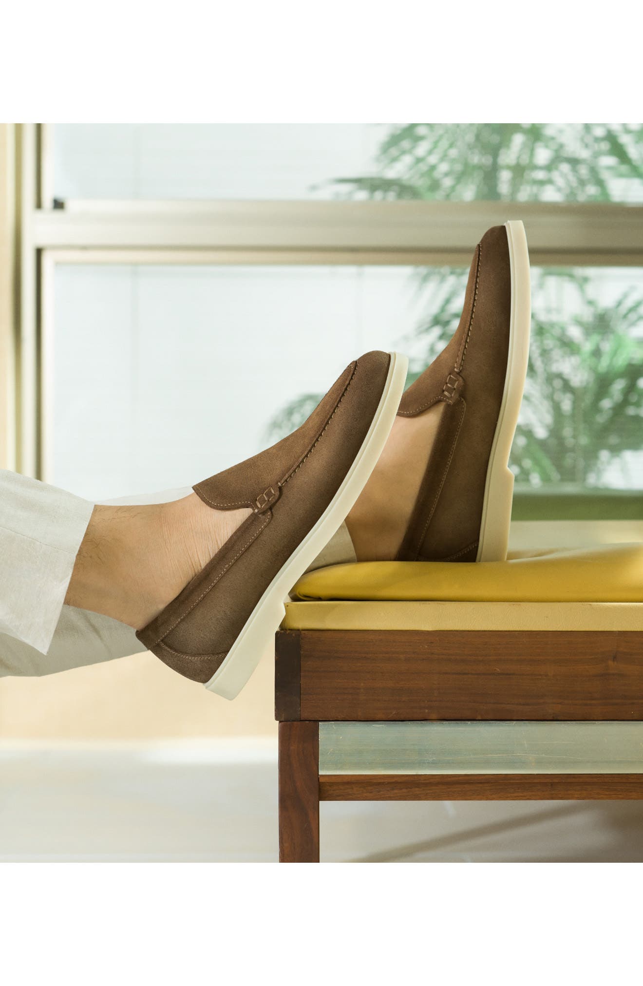 Magnanni Paraiso Slip-On Loafer, Alternate, color, Taupe