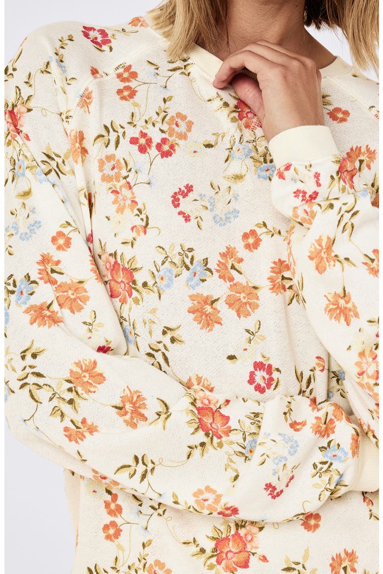 Floral Cotton Sleep Top, Alternate, color, AMBER FLORAL
