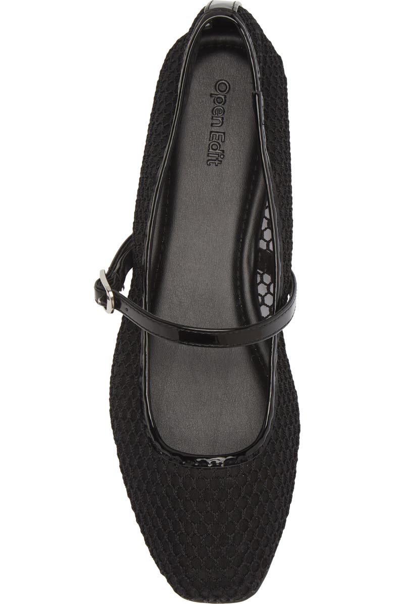 Open Edit Desi Mary Jane Mesh Flat, Alternate, color,