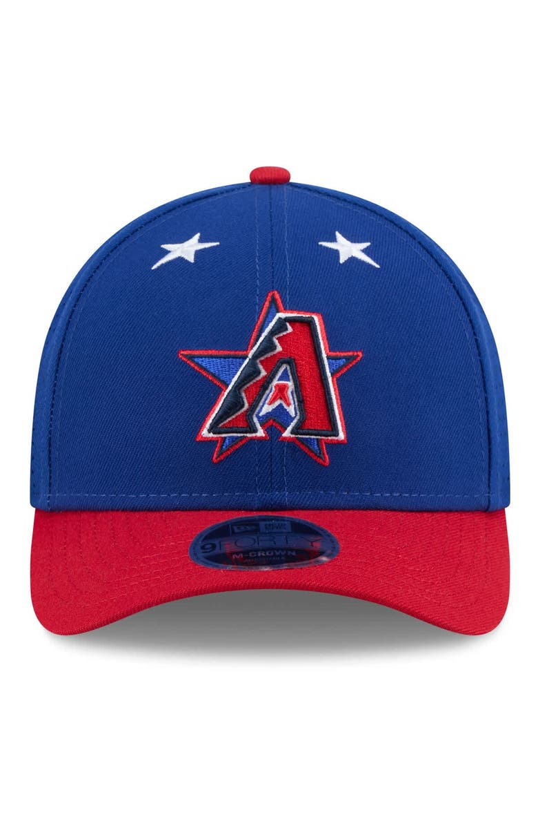 New Era Men's New Era Blue/Red  Arizona Diamondbacks 2025 MLB All-Star Game Workout 9FORTY M-Crown Adjustable Hat, Alternate, color, Blue